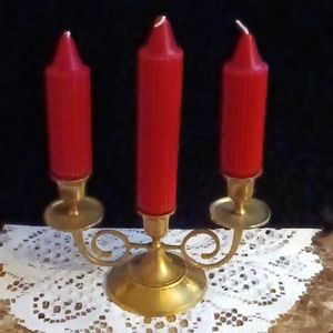 Solid Brass Candlebra